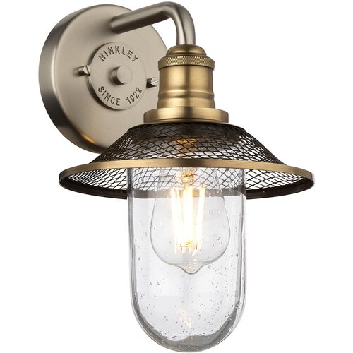 Quintiesse Rigby Stenska svetilka Hinkley z 1 lučjo, antični nikelj in medenina, IP44, (22098919) Cene