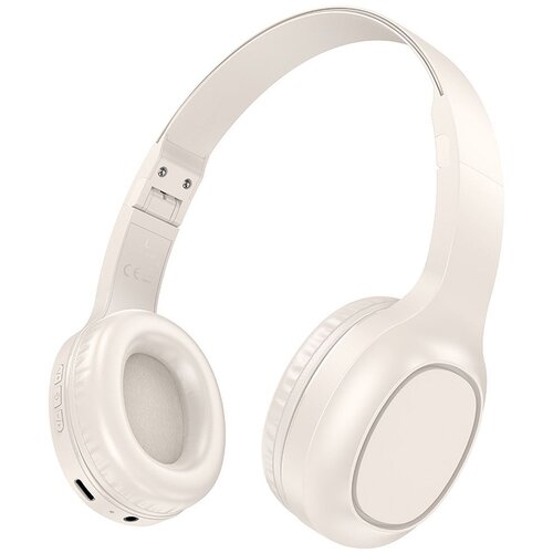 Hoco bežične bluetooth slu&amp;scaron;alice W46 mlecno bele Slike