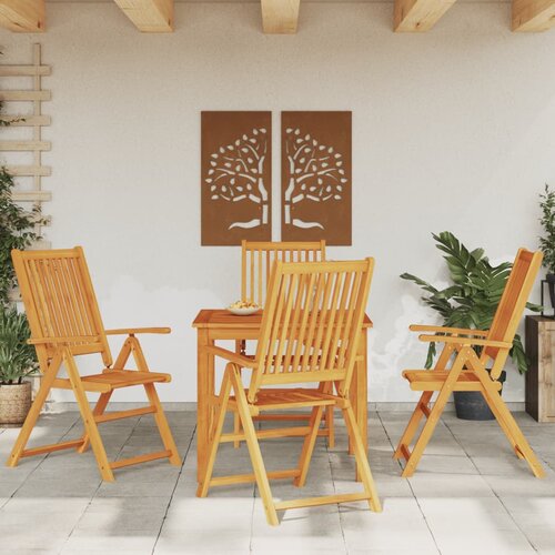  5-dijelni vrtni blagovaonski set 85x85x74 cm od masivnog bagremovog drva Cijene