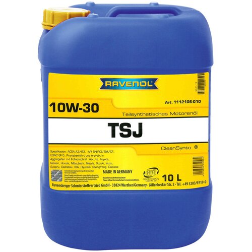 RAVENOL Ulje za motor TSJ, 10W-30, 10L Cene