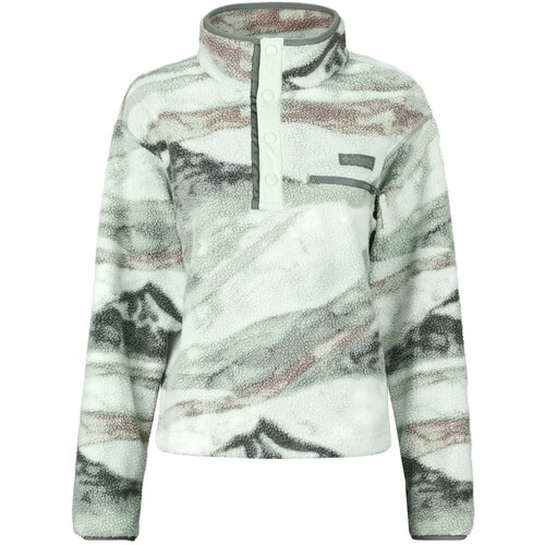 Columbia Flis Helvetia II Printed Cropped Half Snap Fleece Kaki Slike