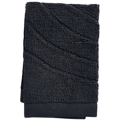 Zone Črna frotirna bombažna brisača 30x30 cm Time &amp;ndash; Slike