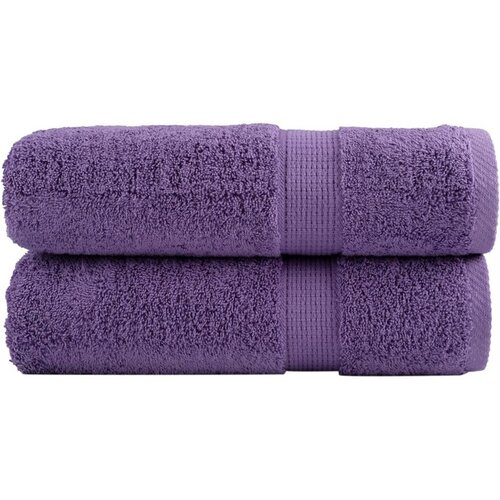 vidaXL Premium brisače 2 kos vijolična 70x140 cm 600 g/m2 100 % bombaž Cene