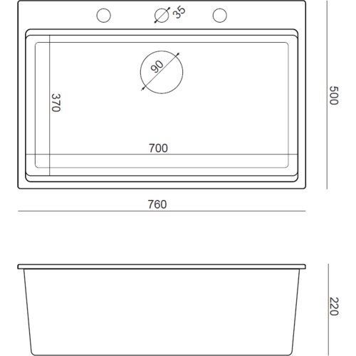 Sink Solution fiber 800 plus Slike