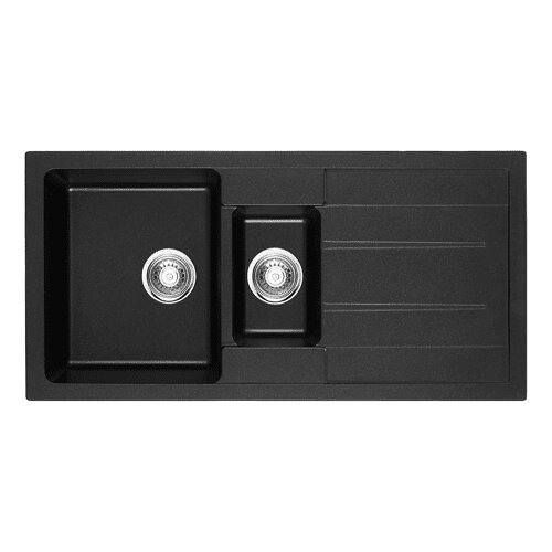 Inter Ceramic Sudopera Alpaka, 97x47x20 cm, Crna Cijene
