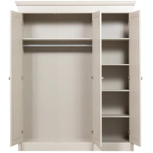 WOOOD Sivo-bež ormar od masivnog bora 171x212x63 cm Olivia &amp;ndash; Slike