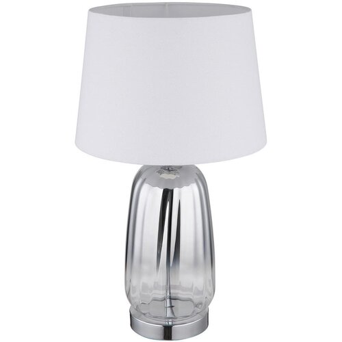 Globo 24142W - Stona lampa CLASSY 1xE27/40W/230V bela/srebrna Slike