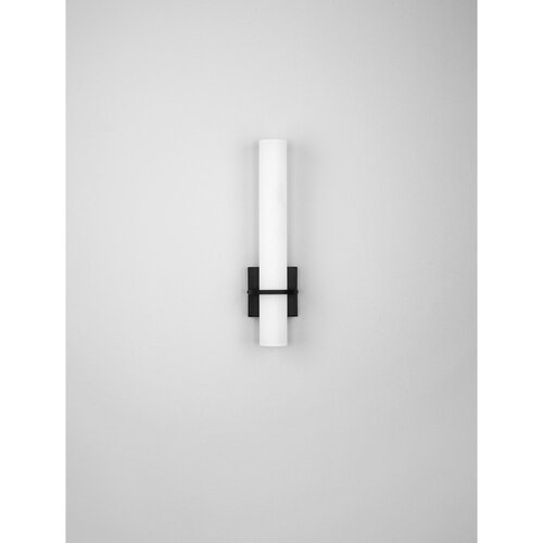 Nova Luce Bijela/mat crna željezna LED zidna lampa Luca &amp;ndash; Slike