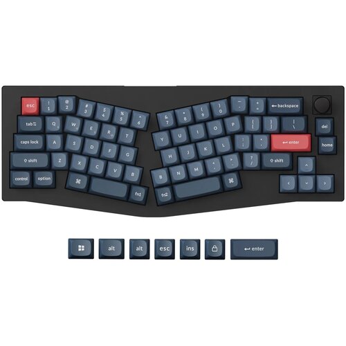 KEYCHRON V8 Max QMK/VIA Brezžična Mehanska Tipkovnica, Bluetooth / 2.4 GHz, Red Linear Switch, US Layout, V8M-D1, (21733144) Slike