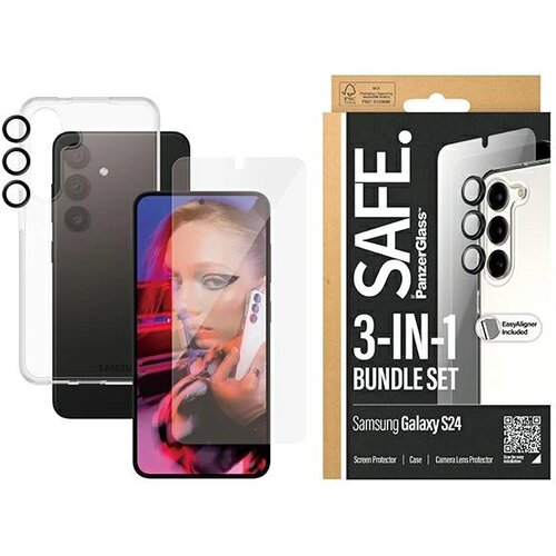 PanzerGlass SAFE BY CASE SET ZA&amp;Scaron;ČITA FOLIJA ZA SAMSUNG GALAXY S24, (21911665) Slike