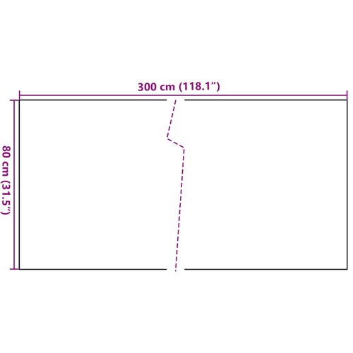  zaslon crni 300 x 80 cm od poliratana Slike