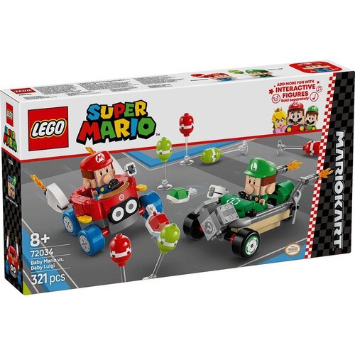 Lego Super Mario Mario Kart Baby Mario vs. Baby Luigi 72034 Slike