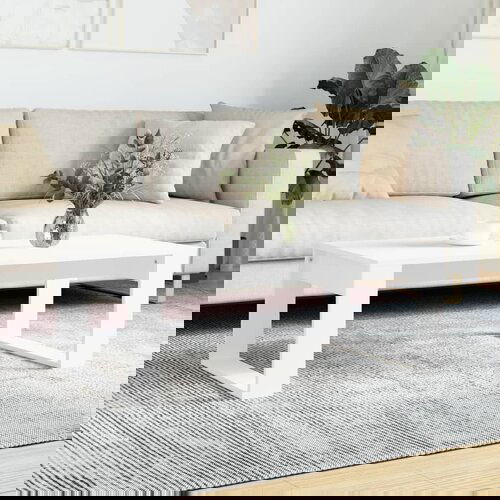 VidaXL Stolić za kavu bijeli 102 x 50 x 35 cm od konstruiranog drva Slike