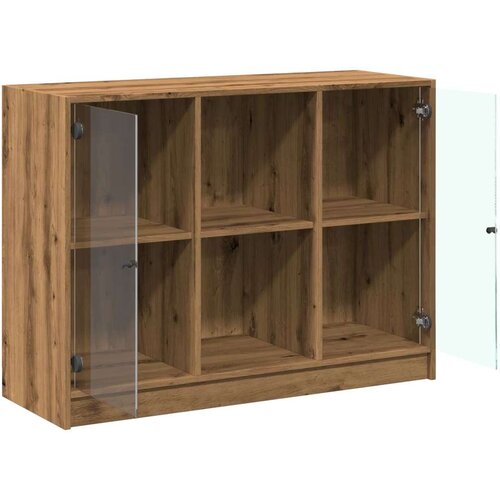 VidaXL Komoda boja hrasta artisan 102x37x75,5 cm konstruirano drvo Slike