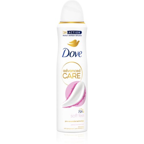 Dove Advanced Care Soft Feel antiperspirant u spreju 150 ml Slike