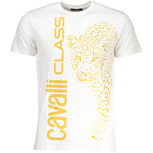 Cavalli Class MEN&#39;S SHORT SLEEVED T-SHIRT WHITE Cene