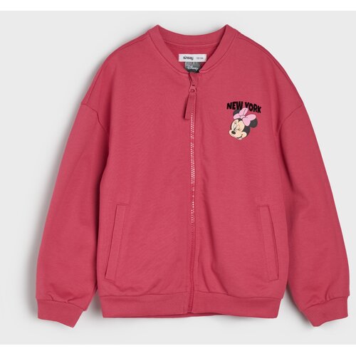 Sinsay Pamučna bomber dukserica s printom Minnie Mouse Slike