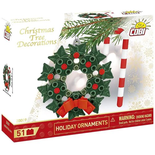 Cobi Toys COBI: Blagdanski vijenac - božićni ukras za bor, građevna igračka (20009) Cijene