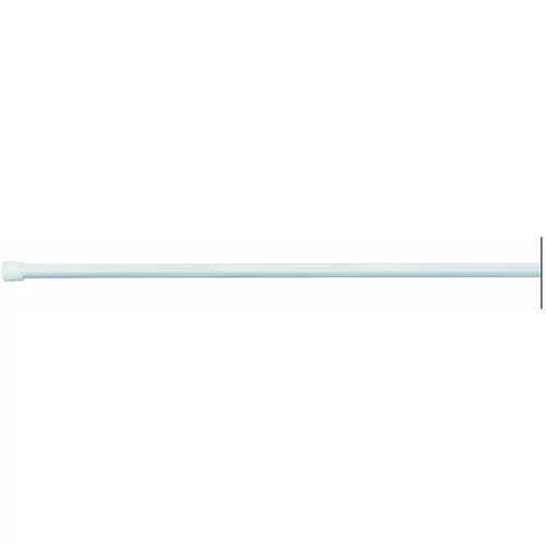 iDesign bijela šipka za tuš zavjese podesive dužine, dužina 198 - 275 cm
