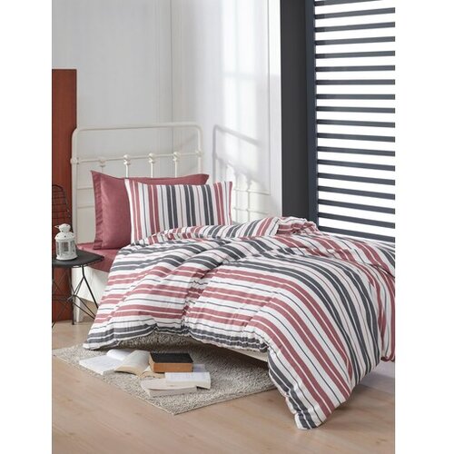 Lessentiel Maison Set Jednokrevetna posteljina Monako, 140x200cm, crvena Cene