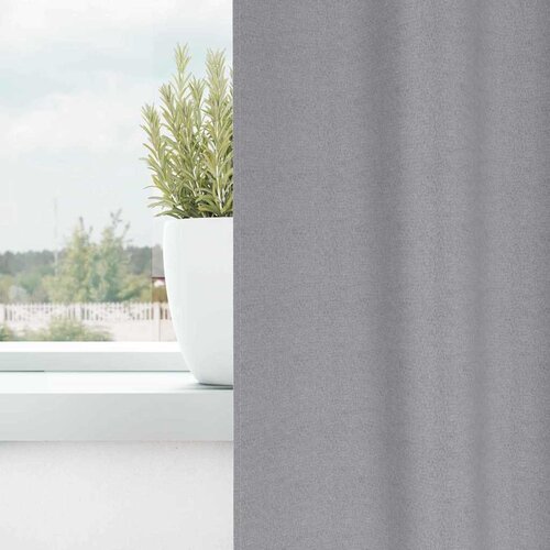 Zavjese za blackout s prstenovima 2 pcs Svijetlo siva Slike