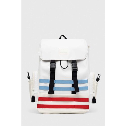 Tommy Jeans Ruksak za mu&amp;scaron;karce, boja: bijela, veliki, s uzorkom Slike