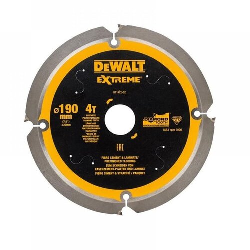 Dewalt DT1472 list kružne pile za cement 190, 4 zuba Slike