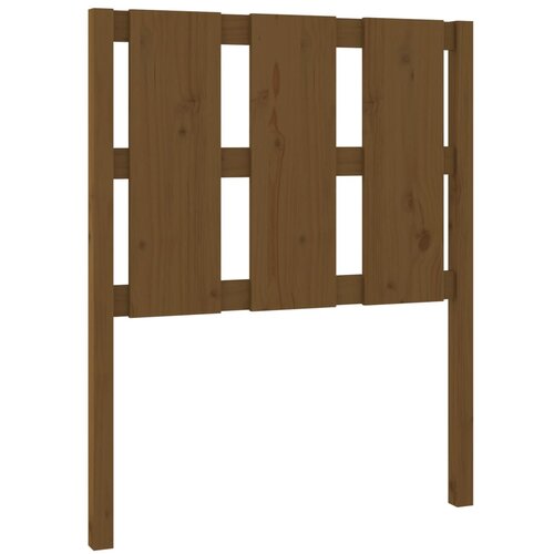 Maison Chic posteljno vzglavje - vzglavna omarica - nočna omarica medeno rjavo 80,5x4x100 cm trdna borovina, (21707156) Cene