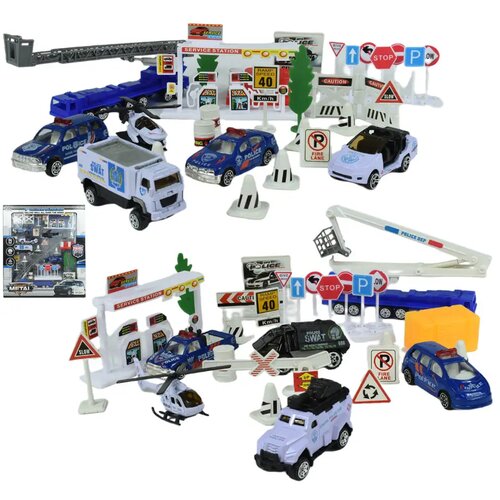 Magic Toys Police Squad: Policijski set z vozili in dodatki v dveh različicah Cene