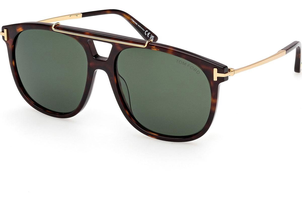 Tom Ford Sam 02 FT1306 52N ONE SIZE (58) Havana/Zelena Cene