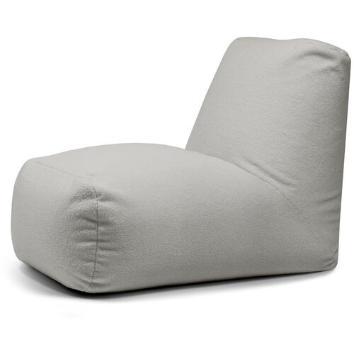 SLOWDOWN Svijetlo siva vreća za sjedenje od bouclé tkanine Tube – Cene