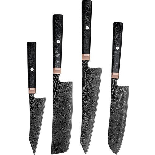 IZMAEL Set dama&scaron;kovih kuhinjskih noževa RY-38068 - Crna Cijene