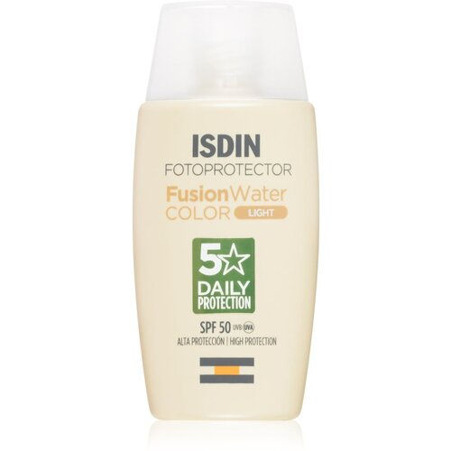 ISDIN Fusion Water fluid za sončenje za obraz SPF 50 odtenek light 50 ml Cene