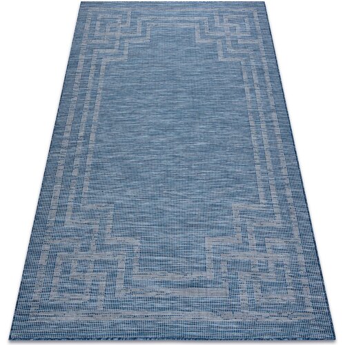 RugsX Preproge Preproga v videzu sisala plo&scaron;čati kruh PATIO 155x220 cm Modra Cene
