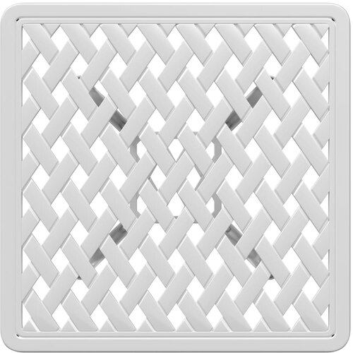  Vrtni stol bijeli 53 x 53 x 53 cm od lijevanog aluminija Slike