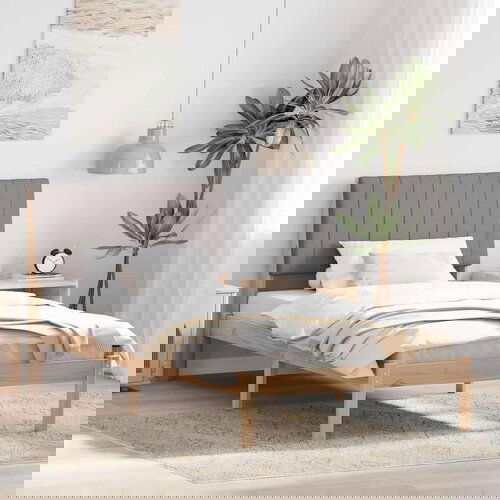  Konstrukcija postelje Rjava 100 x 200 cm Masivno borovo les, (5000084604) Cene