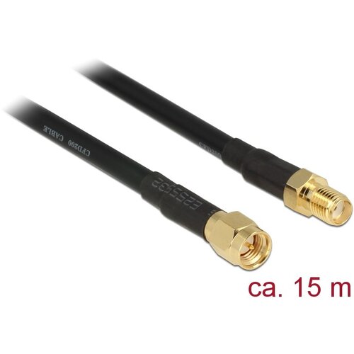 Delock 15m CFD200 coaxial cable SMA Cijene