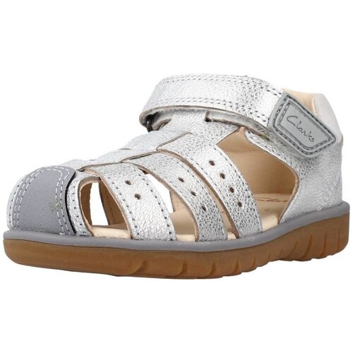 Clarks Sandali &amp;amp; Odprti čevlji ROAM BAY T Srebrna Slike