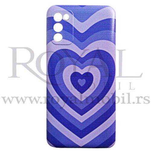 futrola soft print heart za samsung galaxy S21 plus / S30 plus ljubicasta Slike