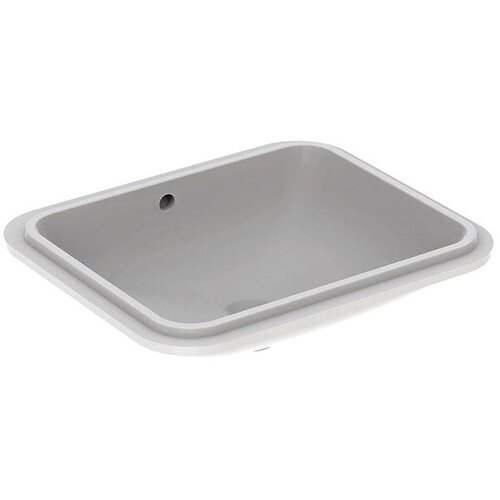 Geberit lavabo podgradni ispod ravne ploče pravougaoni 580X490 ima preliv slavina na ploči 500.764.01.2 Cene