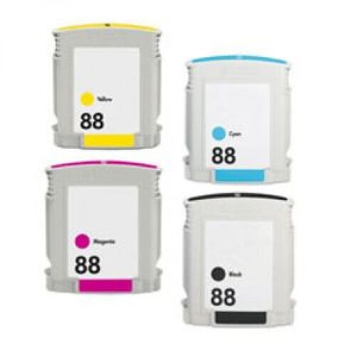 All4Printing HP 88 , HP88 XL, komplet kompatibilnih XL kartu&amp;scaron;, 4 kom Slike