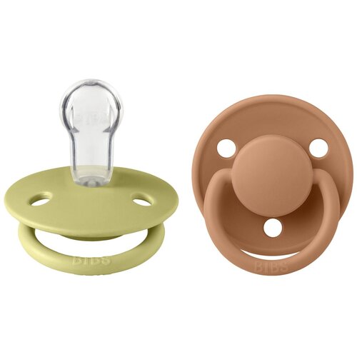 Bibs tolažilna duda - silikon De Lux 0-36 m 2/1 Meadow/Earth Cene