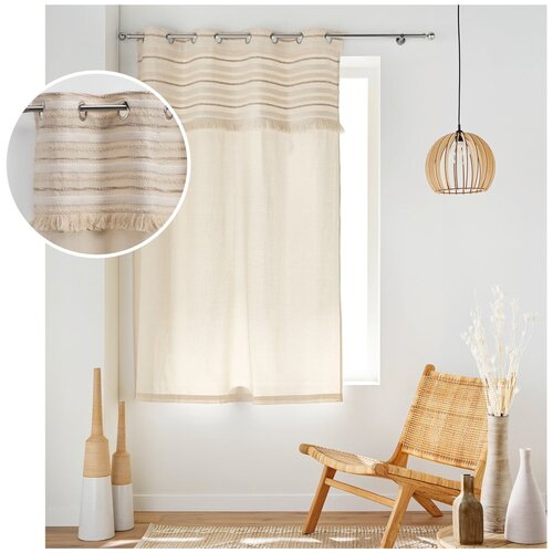 Douceur d int&amp;eacute;rieur Zavesa v naravni barvi 140x180 cm Atlas &amp;ndash; Slike