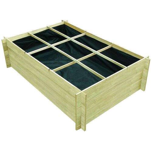 Posuda za sadnju 150 x 100 x 40 cm od impregniranog drva Cijene