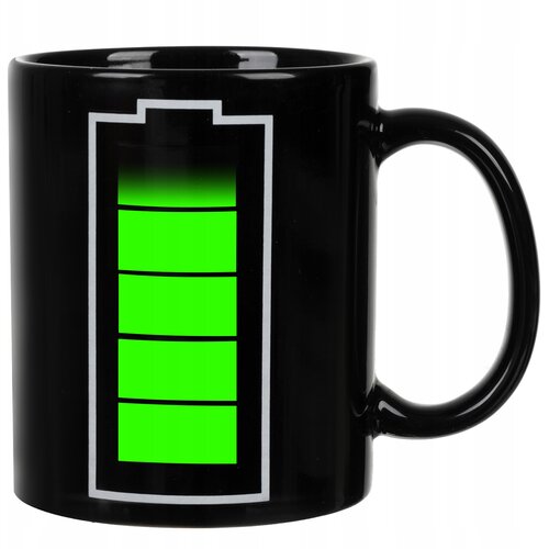  Črna čarobna skodelica baterija 330ml Magic Mug Cene