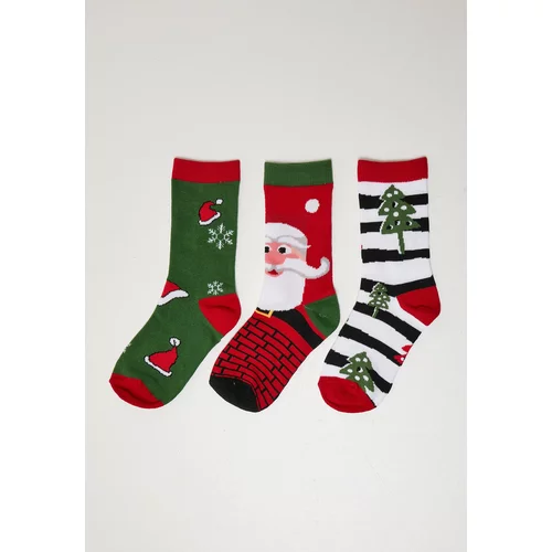 Urban Classics Accessoires Stripe Santa 3-Pack multicolor Christmas Socks