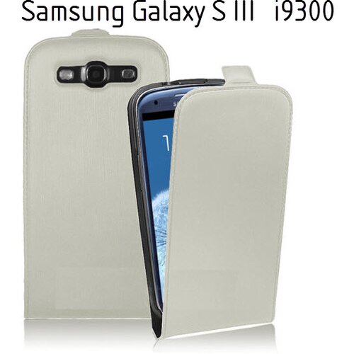  Preklopni etui / ovitek / zaščita Flexi za Samsung Galaxy S III i9300 - beli Cene