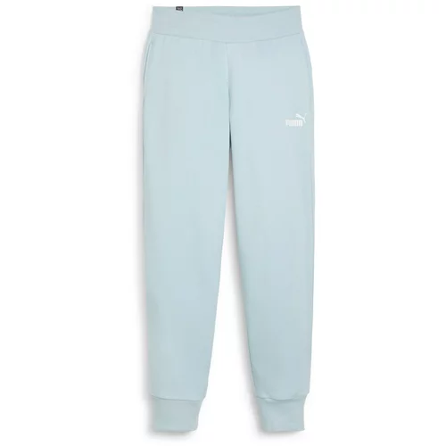 Puma Športne hlače 'Essentials' svetlo modra / bela