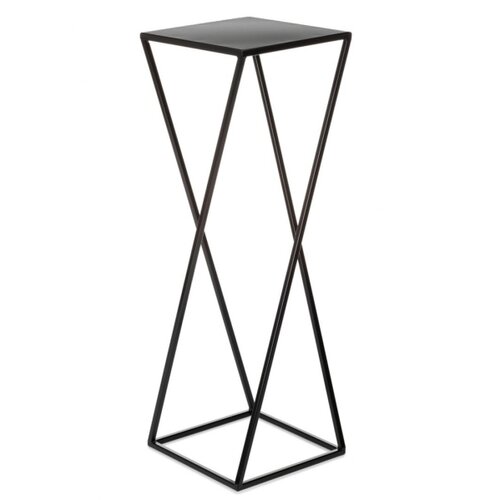  Stalak za cveće 70x24 cm, crne boje Slike