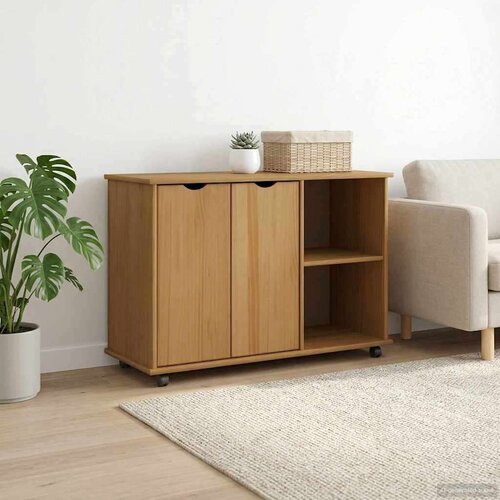  Mobilni ormar s kotačem Medeno smeđa 100 x 39 x 65 5 cm - boja meda Cijene
